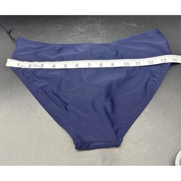 ZYIA NAVY BLUE Bikini Bottom Sz S NEW Pool Beach Summer Vacation Cruise Travel - Picture 9 of 9